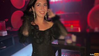 Anal Sex in a Nightclub Toilet - Stranger Girl Gives in the Ass