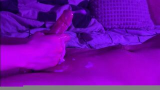 My neighbor girl masturbates for me before bed. Cumshot.