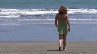 First time I had sex with my stepson on the beach; he cums in my ass