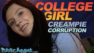 Public Agent - Real amateur so cute I had to be first to CREAMPIE