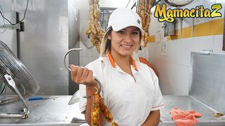 MamacitaZ - Amateur Latina Picked Up After Work And Fucked By Young Latinos