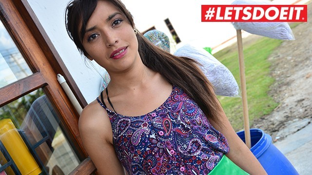 LETSDOEIT - Tiny Amateur Latina Teen Seduced and Fucked Hard By Local Guy