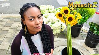 LETSDOEIT - Cute Thicc Ebony Picked Up At The Market Cums On a Hard Cock