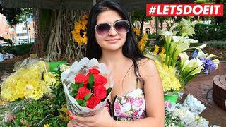LETSDOEIT - Lucky Latina Gets Fucked By 2 Smoking Hot Strangers