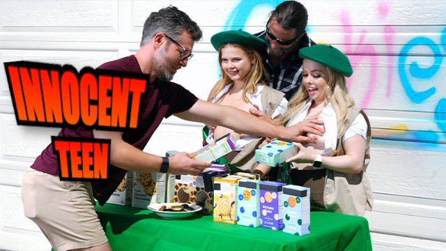 Girl Scouts Coco Lovelock & Haley Spades Getting Their Pussies Fucked By Their Customers