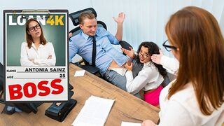 VIP4K. Bank Lady Boss is having multiple orgasms with her her naughty subordinate