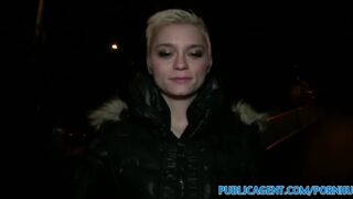 PublicAgent Big tits fucked near the church
