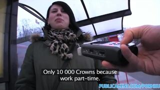 PublicAgent home made amateur sex in a car