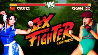 Sex Fighter: Chun Li vs. Cammy (XXX Parody) - Brazzers