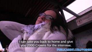 PublicAgent HD Pierced pussy is fucked by a big dick