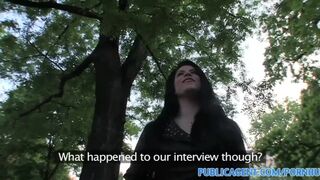 PublicAgent British underwear model gets fucked in the bushes (p1100)