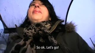 PublicAgent Jana fucks me in the car for money