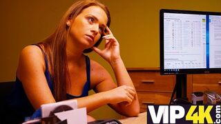 VIP4K. MILF is drilled by the creditor because the money costs pussy penetration
