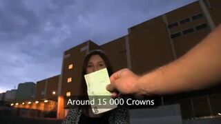 PublicAgent Sexy brunette fucked outdoors