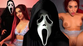 They come into my house to scare me and end up fucking me | Halloween - Jessica Sodi