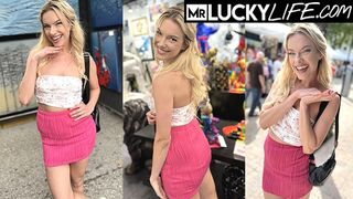 Linking Up With Hot Blonde Babe Lindsey Lakes