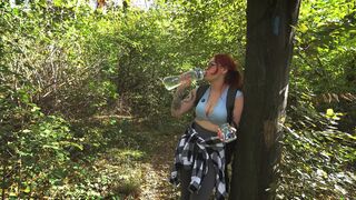 Step Mom’s Secret Masturbation in Share Tent Turns Taboo Fuck!