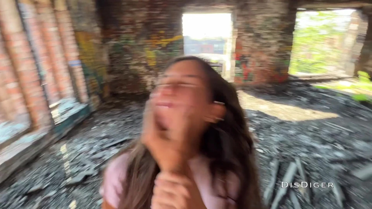 Caught a daring bitch at the old factory and fucked in the ass