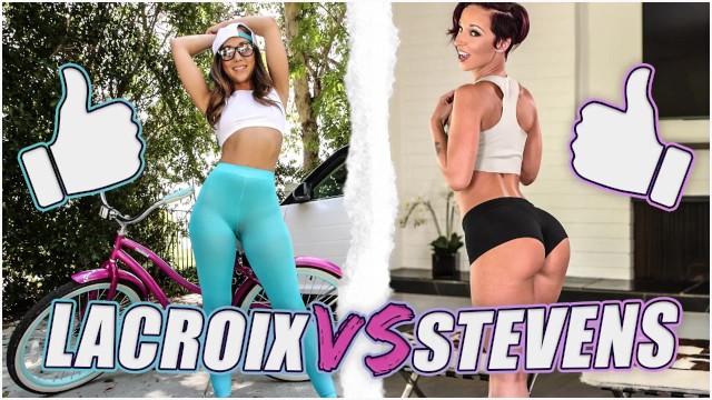 BANGBROS - Battle Of The Phat Ass White GOATs: Jada Stevens VS Remy LaCroix