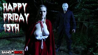 BANGBROS - Kara Lee Runs Into Masked Maniac In The Woods, Gets Fucked!