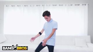 BANGBROS - Juan El Caballo Loco Practicing His Sex Moves Like A Dork