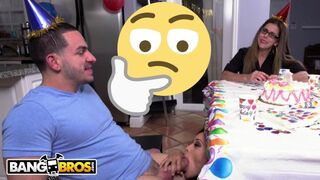 BANGBROS - Black Holly Hendrix Receives Birthday Anal