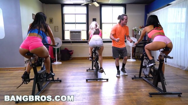 BANGBROS - Curvy Latina Rose Monroe Fucked in Spin Class by Brick Danger