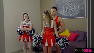 Bratty Sis - BFF Catches StepBro Creaming His Sisters Pussy!