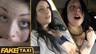 Fake Taxi - English college student's eyes burn with desire