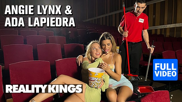 REALITY KINGS - Angie Lynx & Ada Lapiedra Let Usher Jordi Join Them For A Wild 3some In The Theater