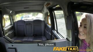 FakeTaxi Slim lady in black sexy boots
