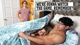 Naughty Step Sister Maria Anjel Loves Riding Her Step Brothers' Fat Cocks - FamilyStrokes