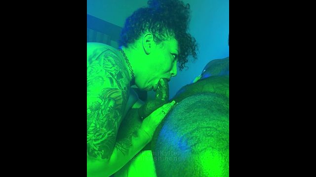 Allkashmoney's hungry mouth claims every cock without reprieve