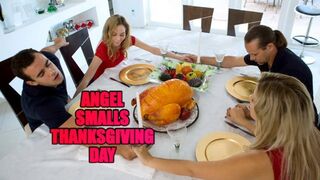 Step Sister Sucks And Fucks Brother During Thanksgiving Dinner