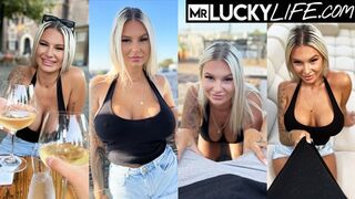 Tall Blonde Babe Cameron Cohen Shows Her Skills
