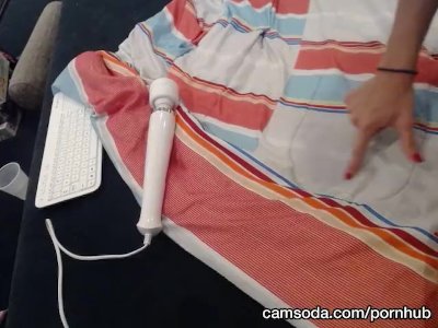 amateur teen cam girl crazy masturbation with vibrator has multiple orgasms