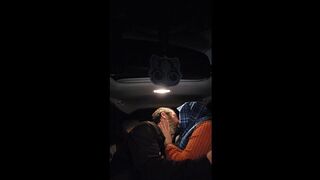 Couple Kissing in the Car