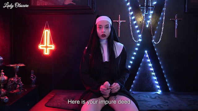 SIXTH COMMANDMENT (La Nun Teases You With Her Strapon)
