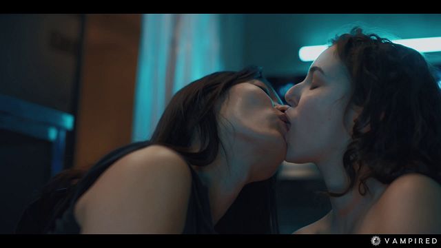 Asian & Brunette Lesbian Seduction - Lezdom Mind Control Vampire Sex