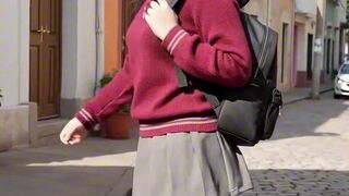 SHE SAYS: WOULD YOU LIKE TO SKIPPING A CLASS? SEX WITH A 19-YEAR-OLD UNIVERSITY GIRL WITH A BIG BUTT