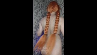kittymeow2006 rides dildo with wild big tits