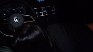 Mamada en el auto - conductor de uber - casero amateur