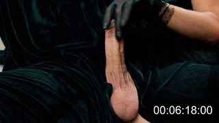 Wife Surprises Husband with Elegant Black Lace Gloves