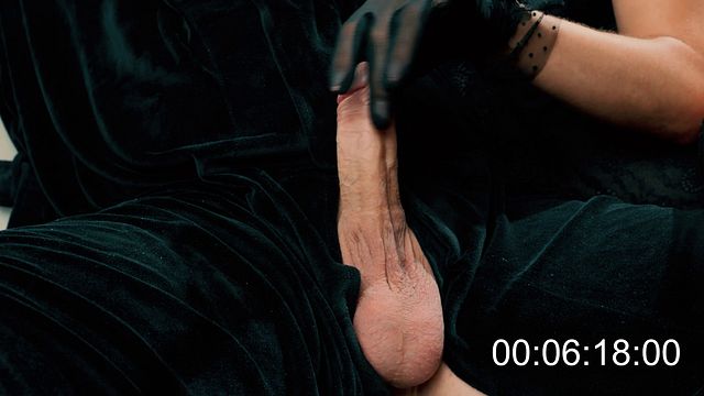 Wife Surprises Husband with Elegant Black Lace Gloves
