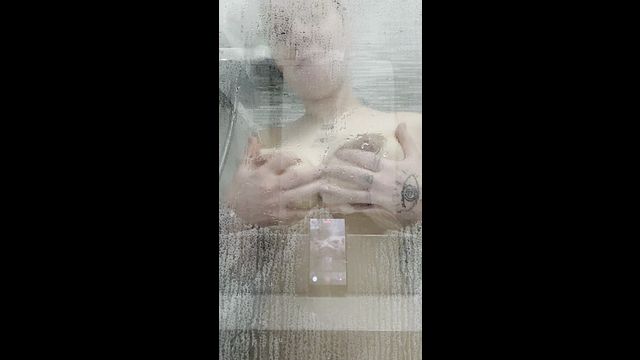 Watch me play with MOMMY MILKERS IN THE SHOWER