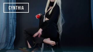 Champion Cynthia Cosplay - Big ASS in your face, tease, worship, jiggle and spanks