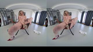 Hot blonde Kat Squirt masturbates hard — VirtualTaboo