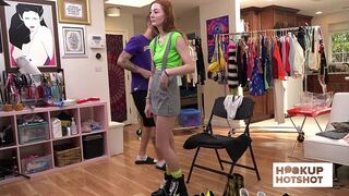 BTS - Megan Winters Shows Off Her Natural Charm Behind The Scenes!