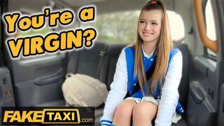 Another HOT VIRGIN pops her Cherry in my TAXI - Fake Taxi