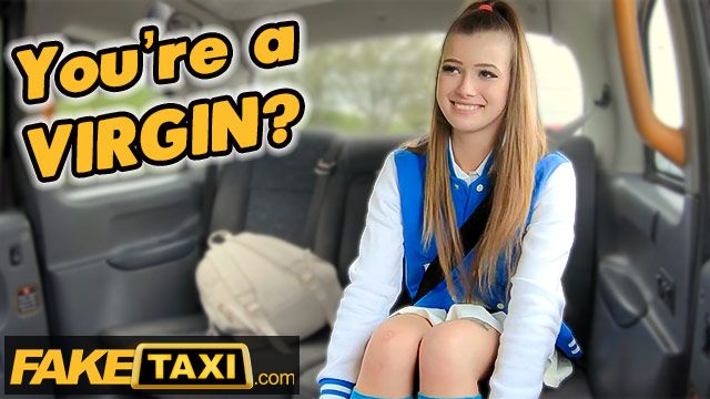 Another HOT VIRGIN pops her Cherry in my TAXI - Fake Taxi